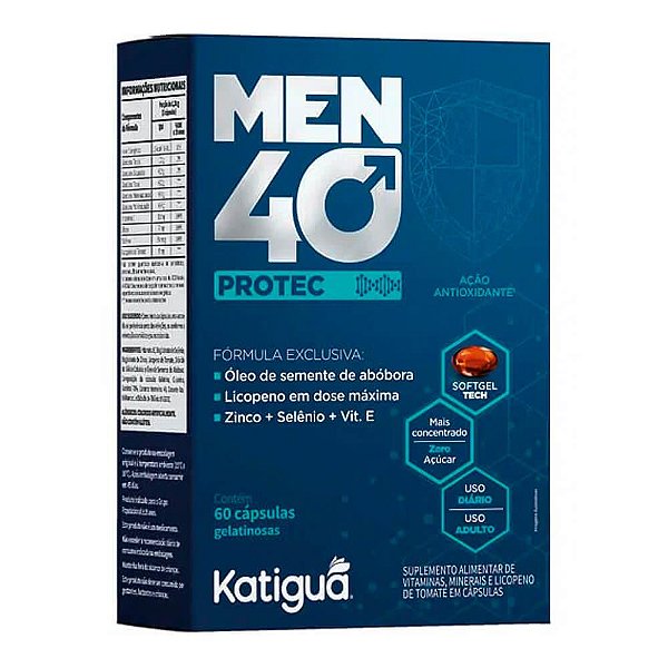 Suplemento Alimentar Men40 Protec 60 Cápsulas