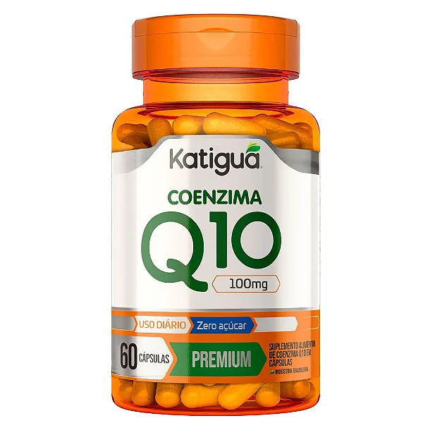Suplemento Alimentar Coenzima Q10 100mg 60 Cápsulas
