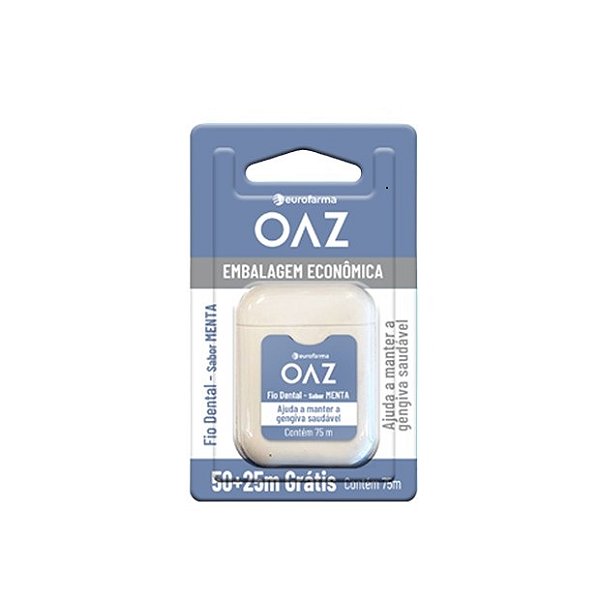Fio Dental Oaz Sabor Menta 75cm