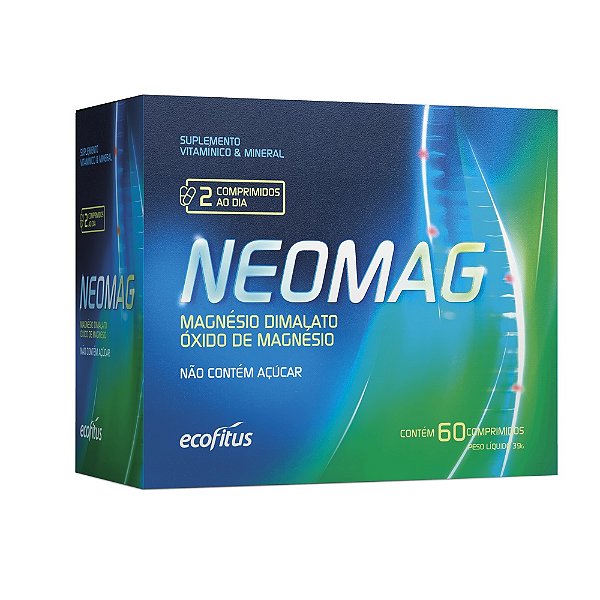 Suplemento Vitamínico E Mineral Neomag Ecofitus 60 Comprimidos