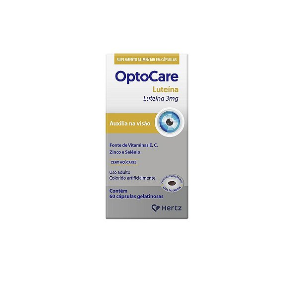 Suplemento Alimentar OptoCare Luteína 60 Cápsulas Gelatinosas