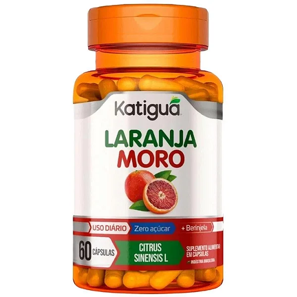 Suplemento Alimentar Laranja Moro Protocianinas 60 Cápsulas
