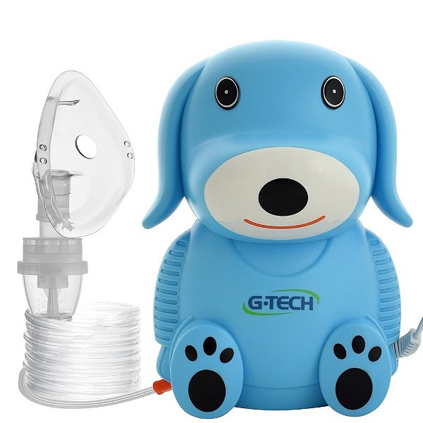 Inalador E Nebulizador Bivolt G-Tech NebDog Azul