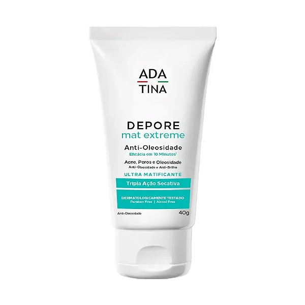 Hidratante Facial Ada Tina Ultra Matificante Antioleosidade Depore Mat Extreme 40g