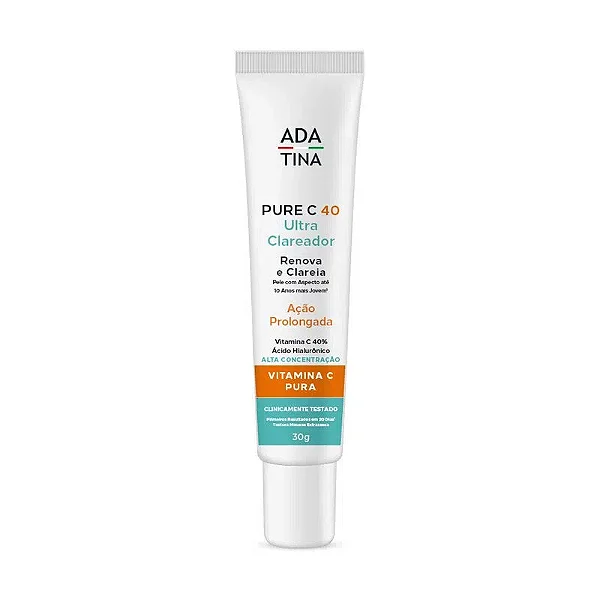 Pure C 40 Ada Tina Ultra Clareador Renova e Clareia 30g