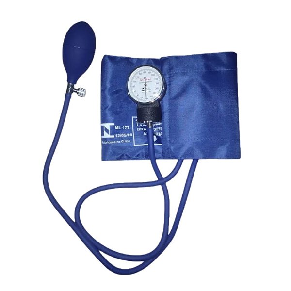 Esfigmomanômetro Aneróide G-Tech Premium Cor Azul