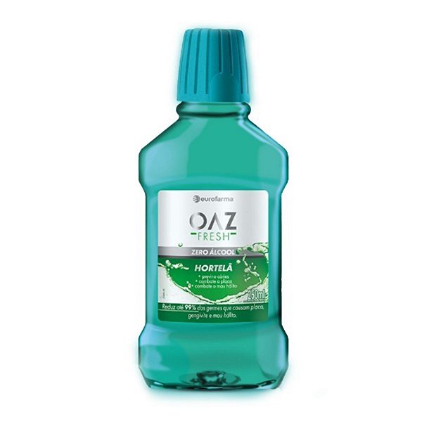 Oaz Fresh Eurofarma Hortelã Zero Álcool 250ml