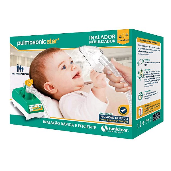 Inalador Nebulizador Ultrassónico Soniclear Pulmosonic Star