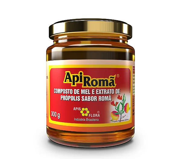 Composto De Mel Apiromã Apis Flora Sabor Romã 300g
