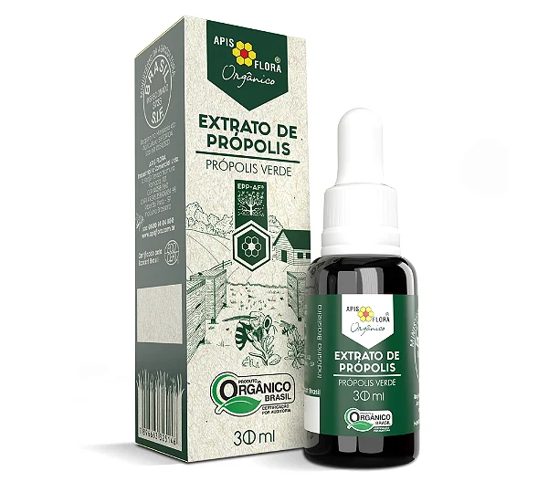 Extrato De Própolis Verde Orgânico Apis Flora 30ml