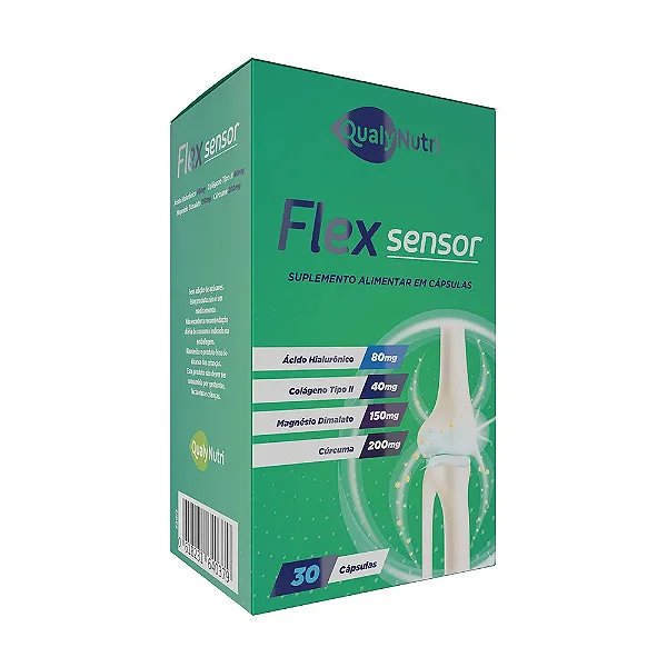 Suplemento Alimentar Qualynutri Flex Sensor 30 Cápsulas