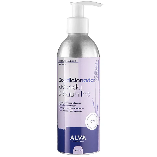 Condicionador Alva Cabelos Normais e Secos Lavanda e Baunilha 250ml