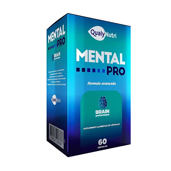 Suplemento Alimentar Qualynutri Mental Pro 60 Cápsulas
