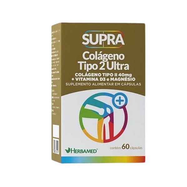 Suplemento Alimentar Herbamed Supra Colágeno Tio 2 Ultra 60 Cápsulas