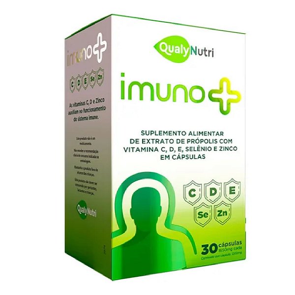Suplemento Alimentar QualyNutri Imuno+ 30 Cápsulas