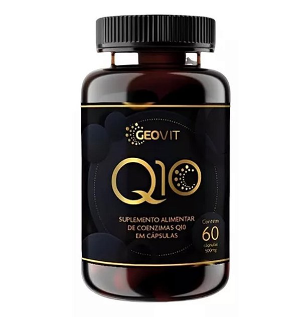 Suplimento Alimentar Coenzima Q10 GeoVit 60 Cápsulas