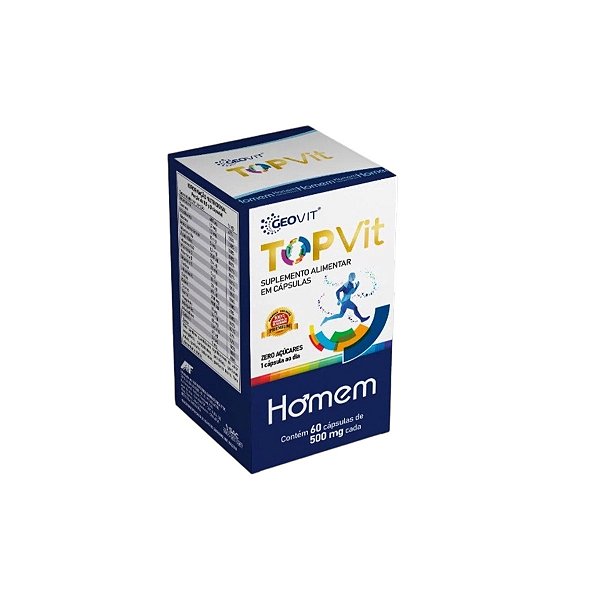 Suplemento Alimentar Top Vit Homem 60 Cápsulas