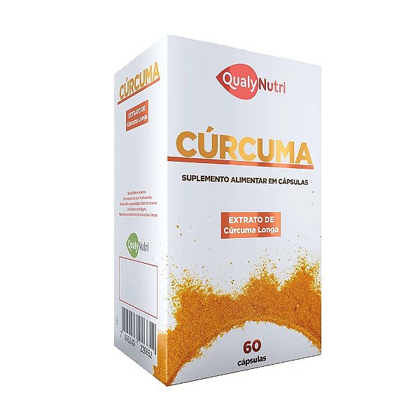Suplemento Alimentar QualyNutri Cúrcuma 60 Cápsulas
