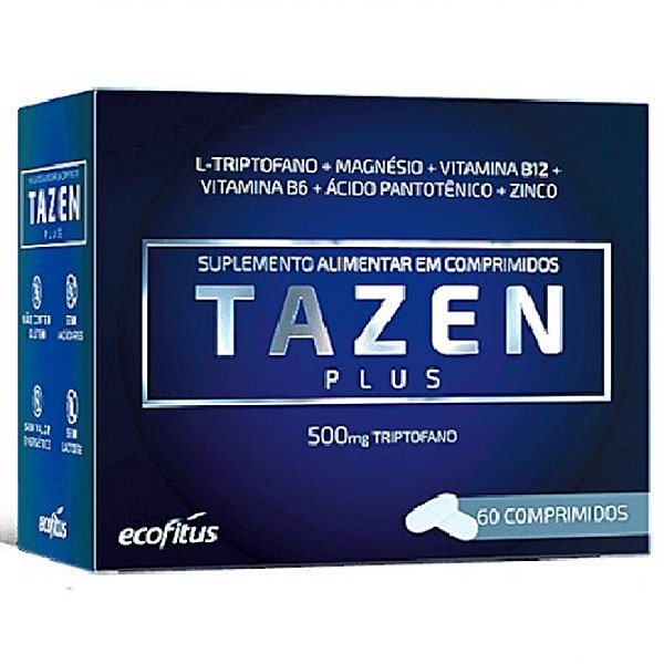 Suplemento Alimentar Ecofitus Tazen Plus 60 Comprimidos