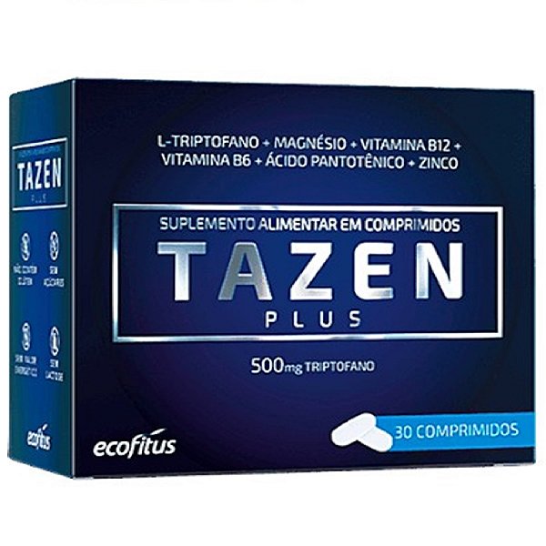 Suplemento Alimentar Ecofitus Tazen Plus 30 Comprimidos