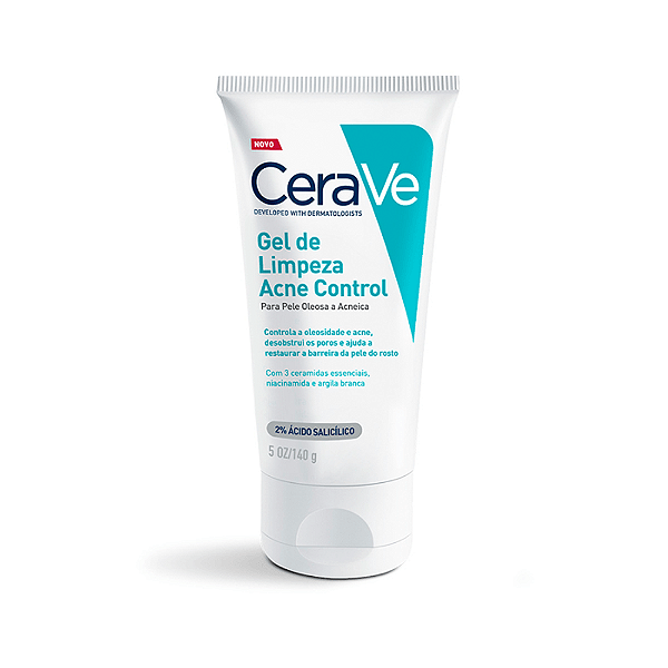 Gel de Limpeza Facial Cerave Acne Control 140g