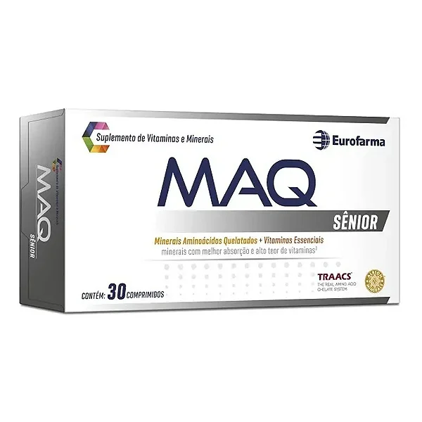 Suplemento Alimentar MAQ Sênior 30 Comprimidos
