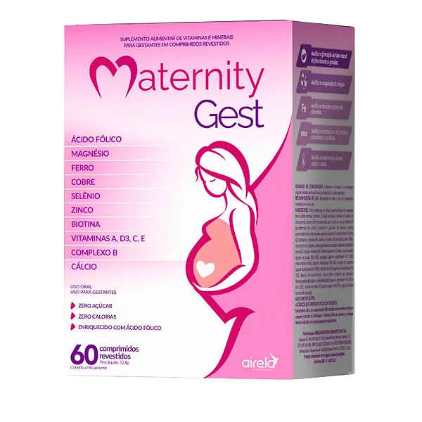 Suplemento Alimentar Maternity Gest 60 Comprimidos