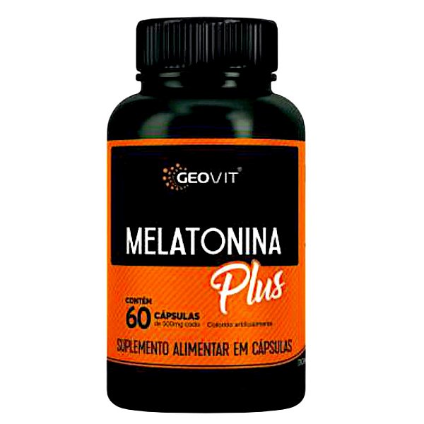 Suplemento Alimentar Geovit Melatonina Plus 60 Cápsulas De 500mg Cada