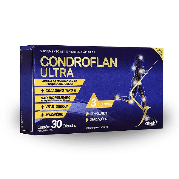 Suplemento Alimentar Condrofan Ultra Airela 30 Cápsulas