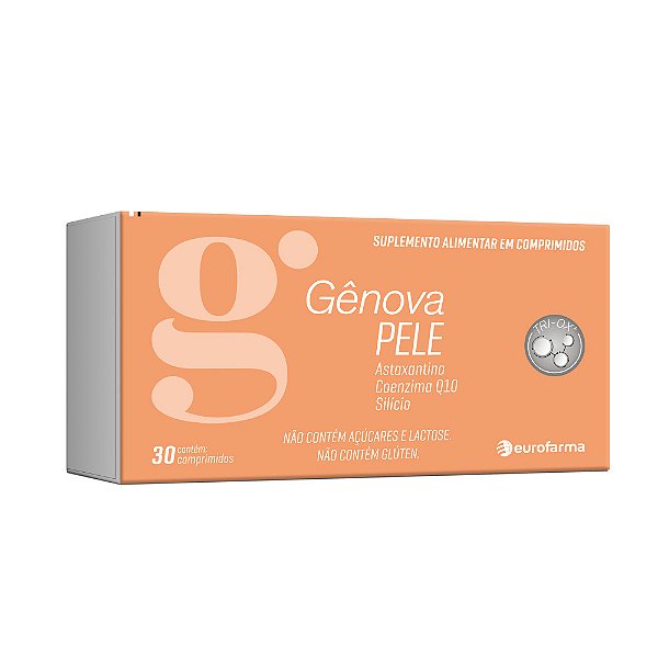 Suplemento Alimentar Gênova Pele 30 Comprimidos