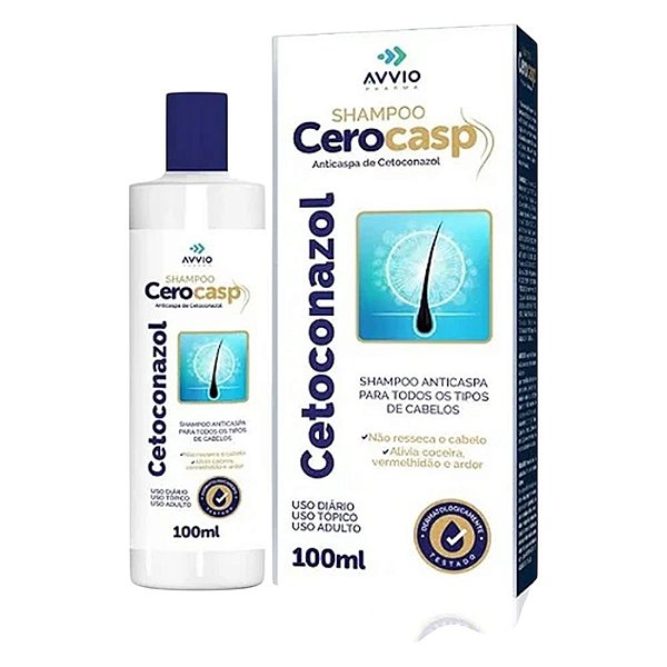 Shampoo CeroCasp Cetoconazol 100ML