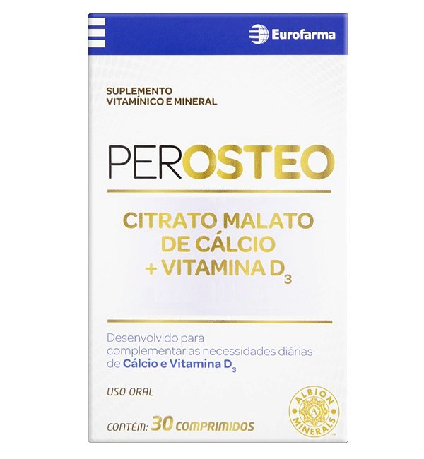 Suplemento Alimentar Perosteo 30 Comprimidos