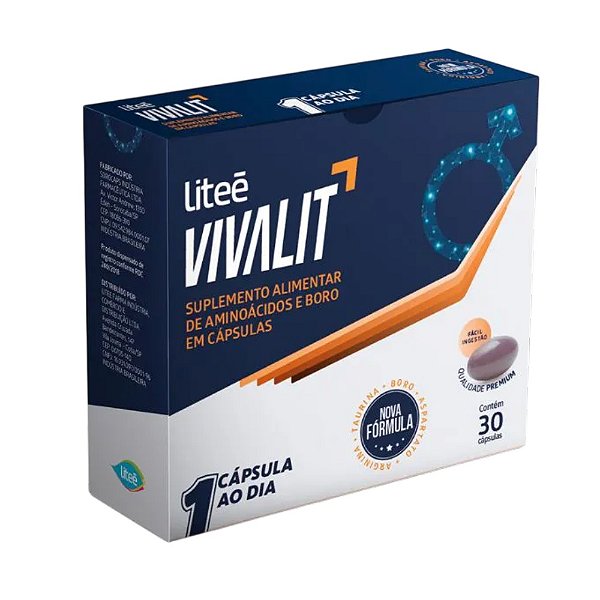 Suplemento Alimentar Vivalit Liteé 30 Cápsulas