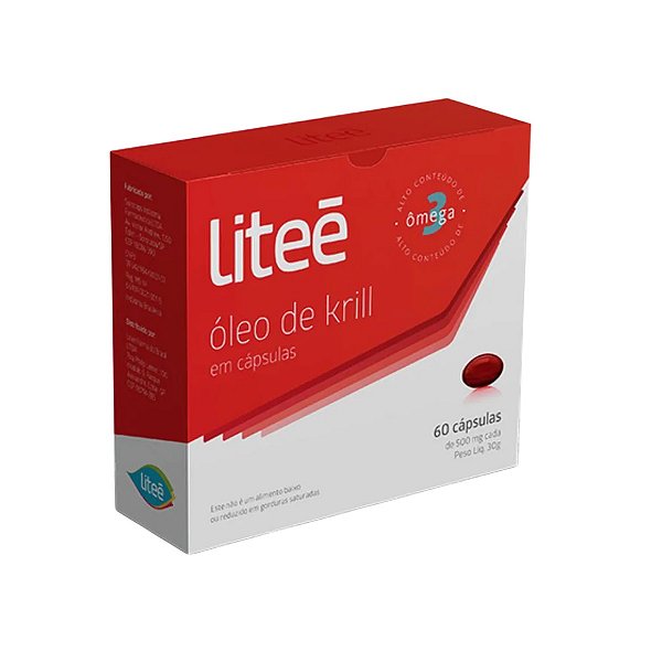 Suplemento Alimentar Óleo De Krill Liteé 60 Cápsulas