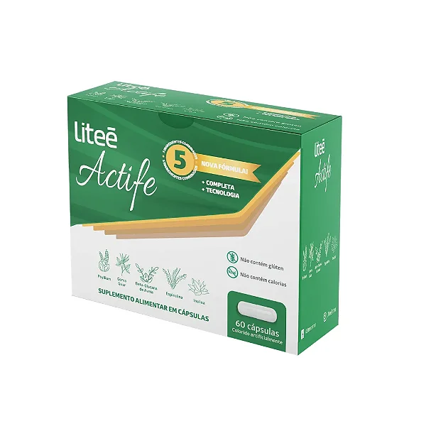 Suplemento Alimentar Actife Liteé 60 Cápsulas
