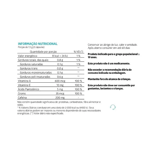 Suplemento Alimentar Afinalit Liteé 60 Cápsulas