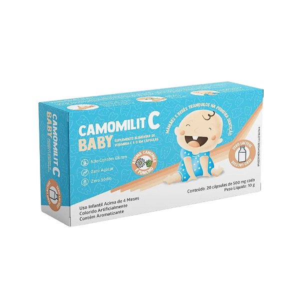 Suplemento Alimentar Camomilit C Baby Liteé 20 Cápsulas Cada