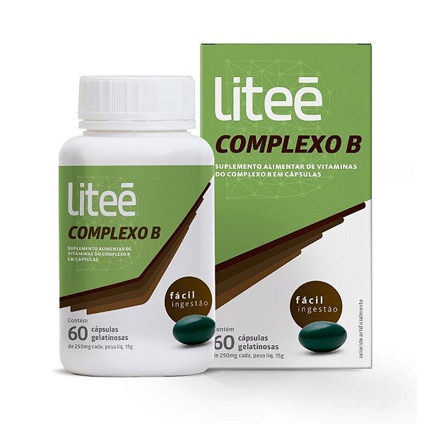 Suplemento Alimentar Complexo B Liteé 60 Cápsulas