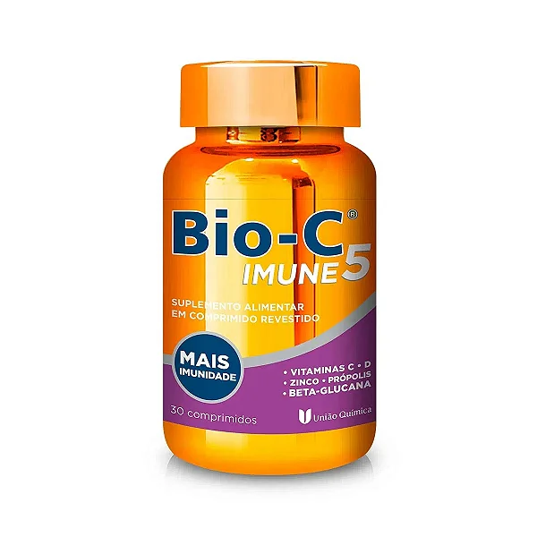 Suplemento Alimentar Bio-C Imune 5 30 Comprimidos Revestidos