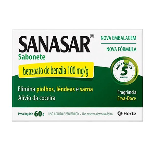 Sanasar Sabonete Benzoato De Benzila 100mg/g