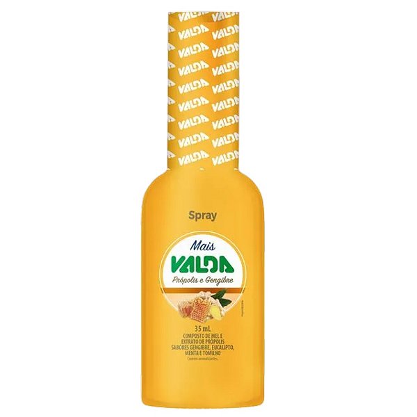 Spray Valda Mais Própolis E Gengibre 35ml