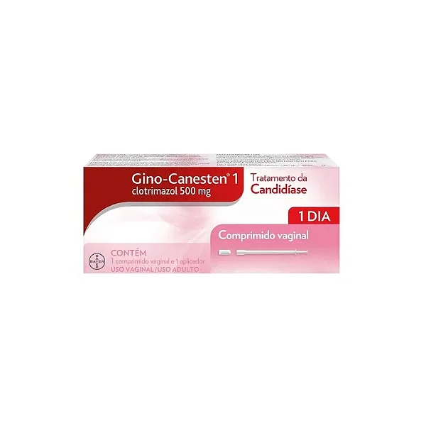 Gino-Canesten 1 Com 1 Comprimido E 1 Aplicador﻿