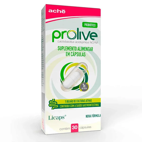 Suplemento Alimentar Prolive 30 Cápsulas