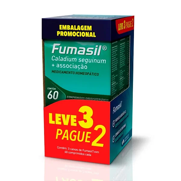 Promopack Fumasil Com 3 Caixas De 60 Comprimidos Cada