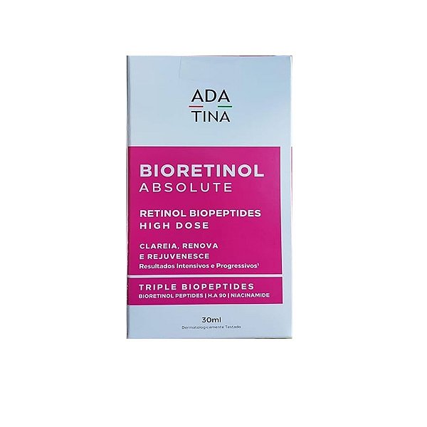 Sérum Facial BioRetinol Absolute Ultra Rejuvenescedor e Iluminador Ada Tina 30ml