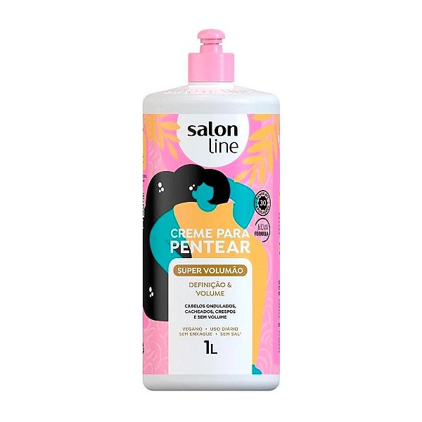 Creme Para Pentear Salon Line Super Volumão 1L