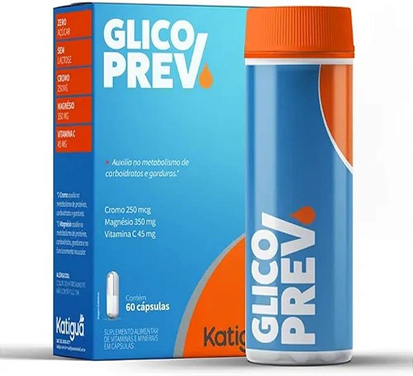 Suplemento Alimentar Glicoprev 500mg 60 Cápsulas