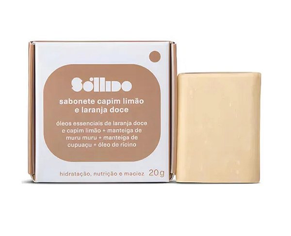 Sabonete Capim Limão E Laranja Doce Sóllido 20g