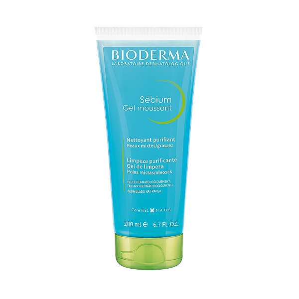 Gel De Limpeza Facial Bioderma Sébium Gel Moussant 200ml
