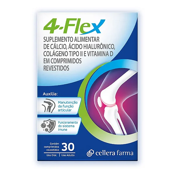 Suplemento Alimentar 4-Flex 30 Comprimidos Revestidos